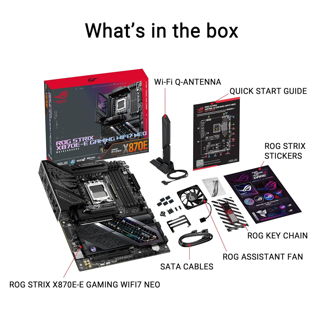 ASUS ROG Strix X870E-E Gaming WiFi7 Neo DDR5 AMD Motherboard