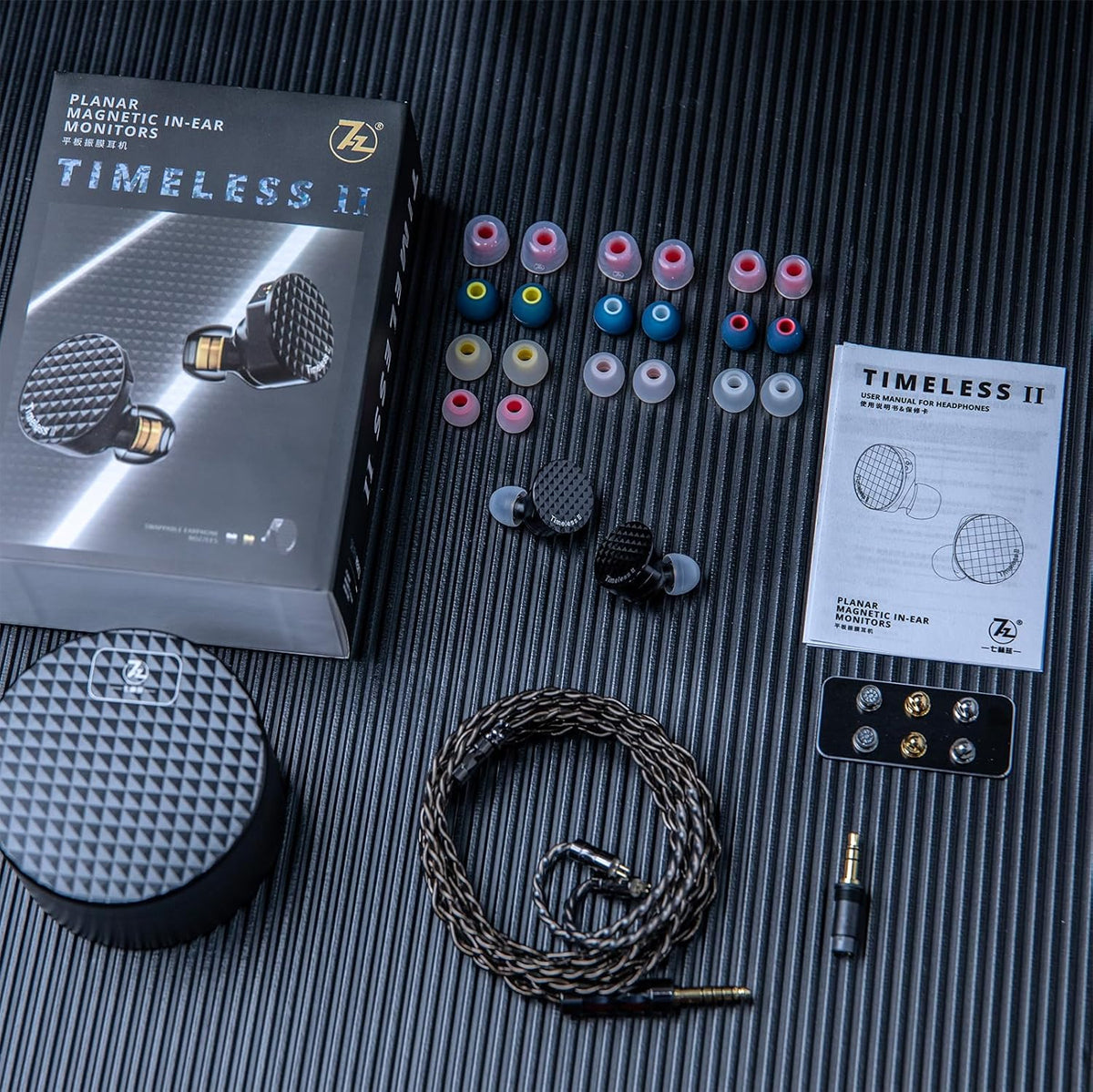 7Hz Timeless II Upgraded 14.5mm Planar Magnetic Driver with Tunable Nozzle and 7N Ohno Continuous