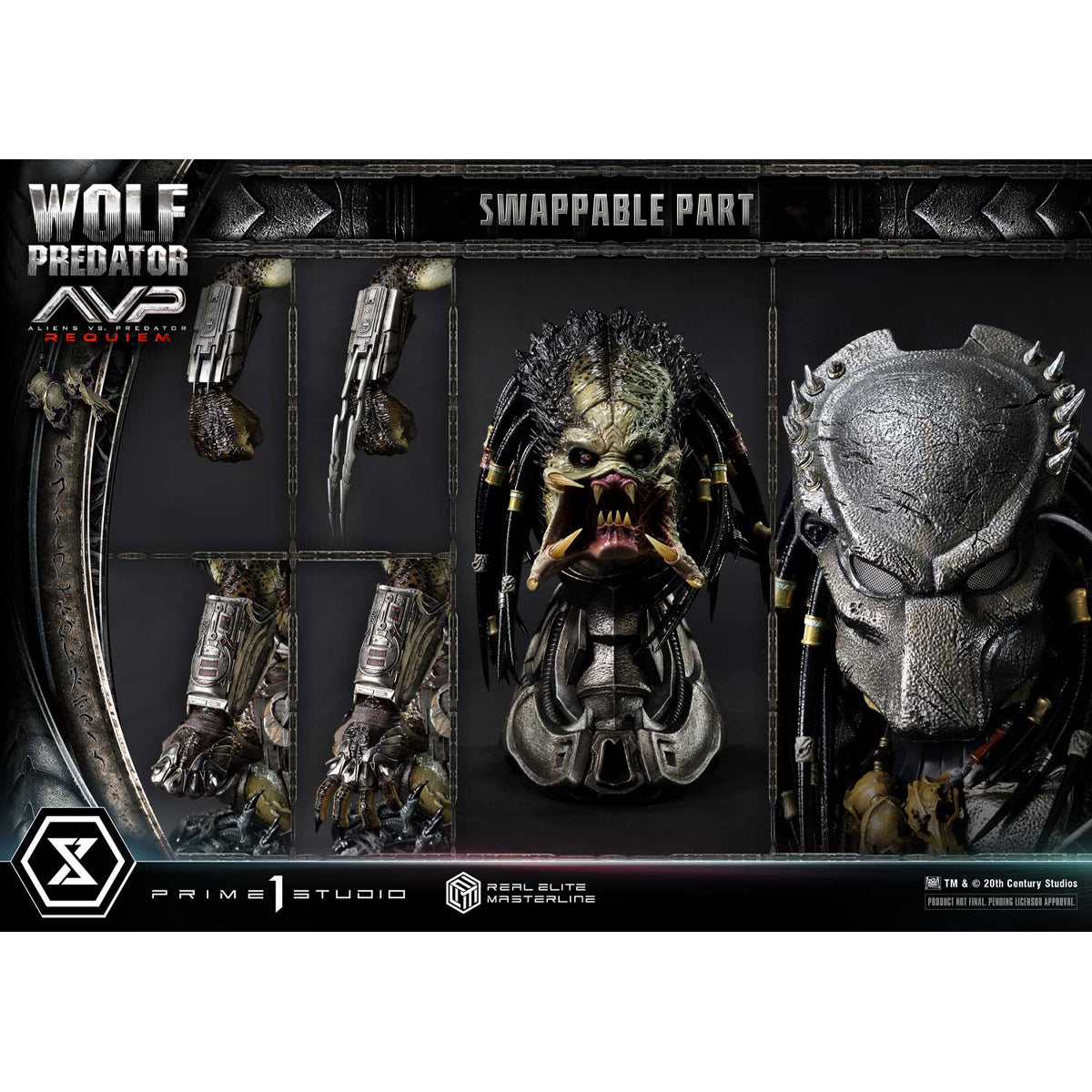 Real Elite Masterline Aliens vs. Predator: Requiem Wolf Predator