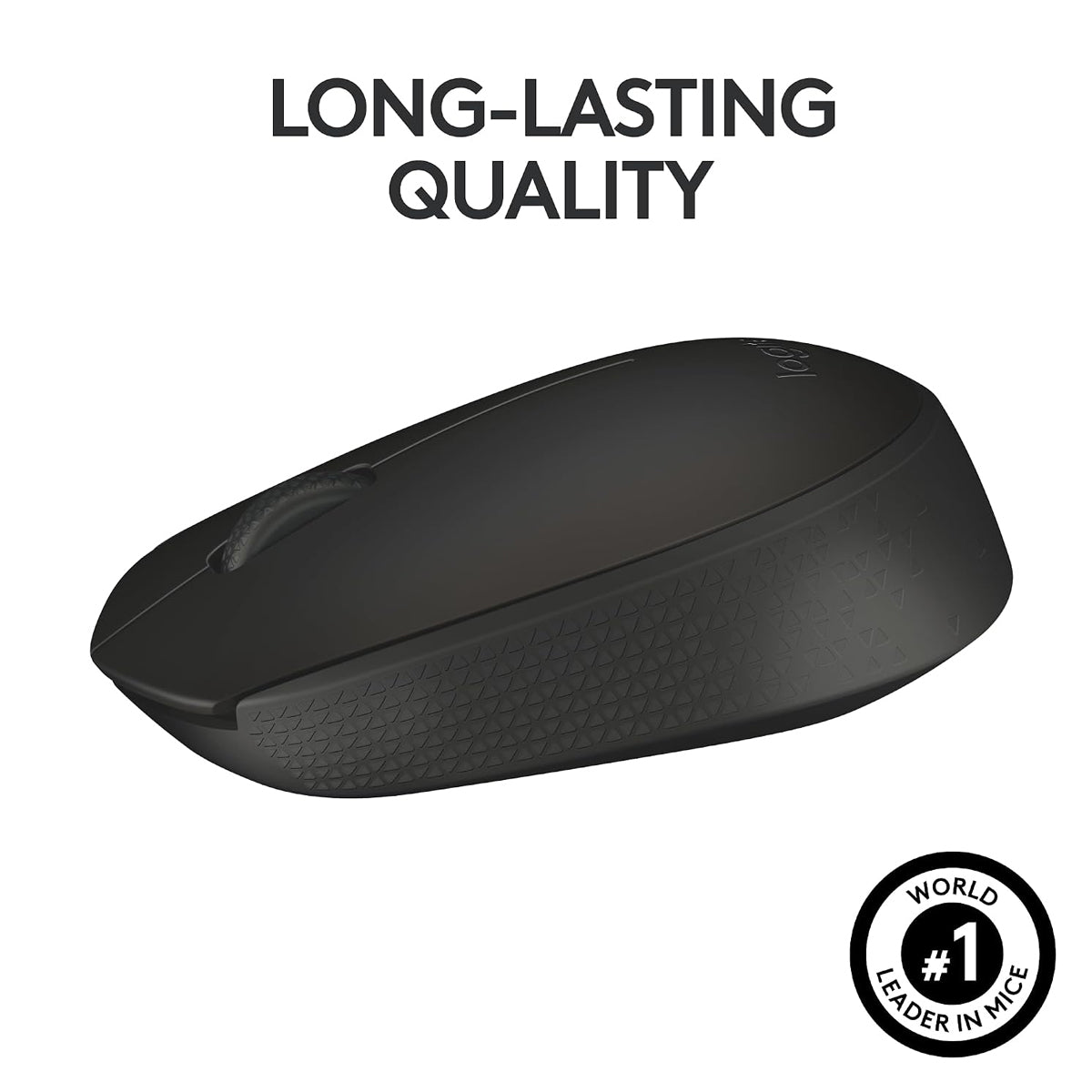 Logitech B170 2.4Ghz Wireless Mouse (Black) (910-004659)