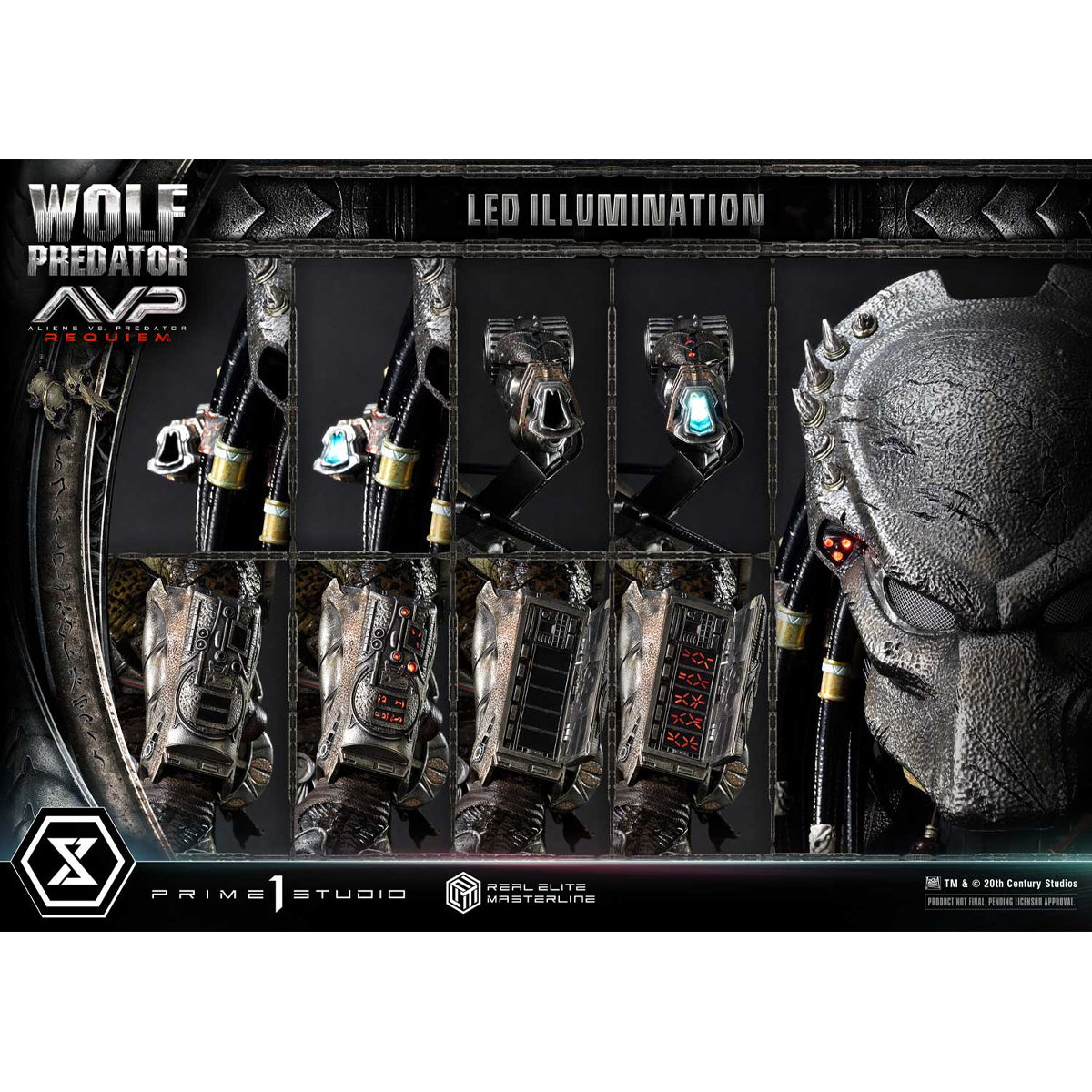 Real Elite Masterline Aliens vs. Predator: Requiem Wolf Predator