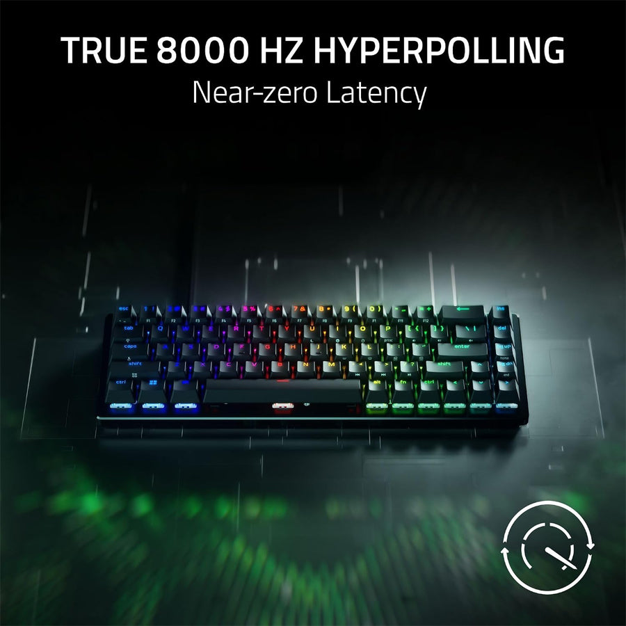 Razer Huntsman V3 HE Magnetic Mini 65% 8KHz - Hall Effect Magnetic Esports Keyboard