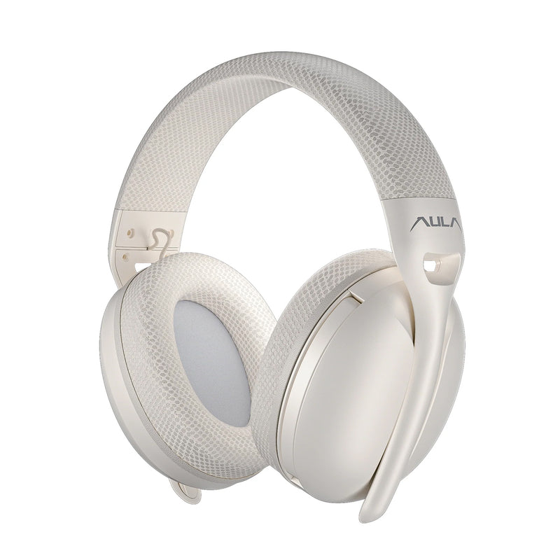 Aula Mountain S6 Wireless Gaming Headset (Milk Tea)
