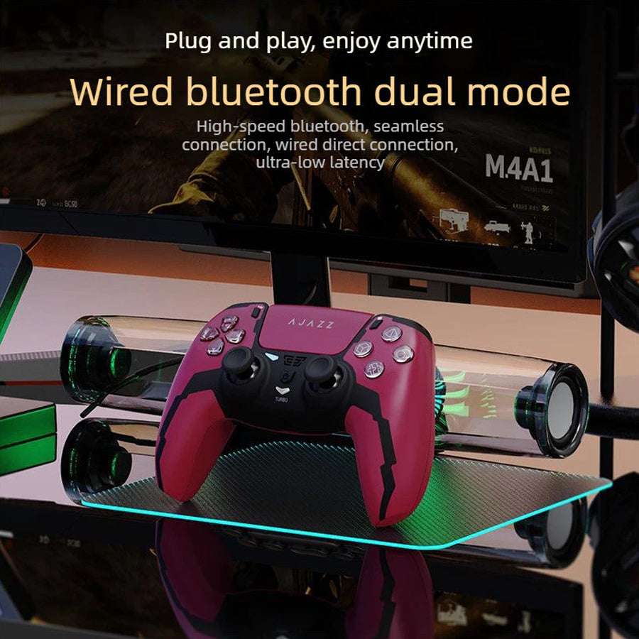 Ajazz GP100 PS Tri-Mode Gaming Controller with Hall Effect