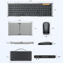 ProtoArc XKM01 Foldable Full-Size Wireless Keyboard and Mouse Combo