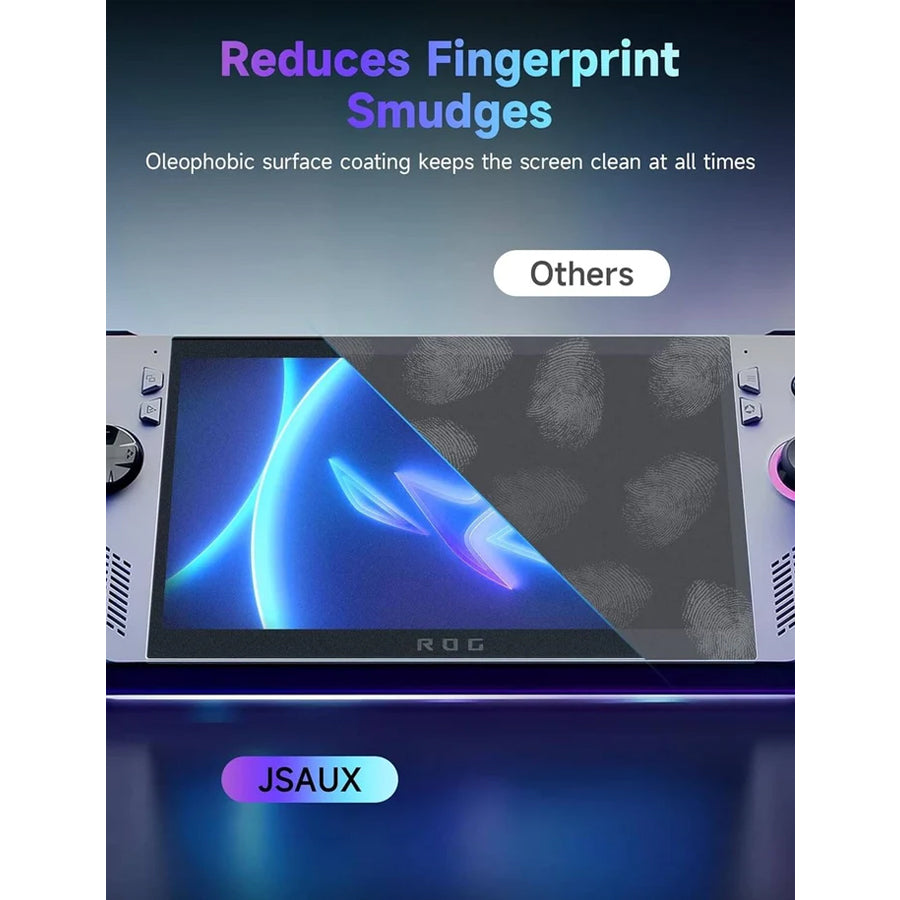 JSAUX Ultra Clear Anti-Glare Matte Tempered Glass Screen Protector 2-Pack for ROG Ally / ROG Ally X