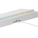 Glorious GMMK 3 65% Prebuilt Wired Mechanical Gaming Keyboard (White) (GLO-KB-GMMK3-65-PB-FOX-W-WHT-US)