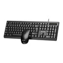 Aula AC101 Wired Keyboard & Mouse Combo (Black)