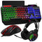 Aula T650 4-in-1 Gaming Combo - Wired Membrane Keyboard/Mouse/Headset/Mouse Pad