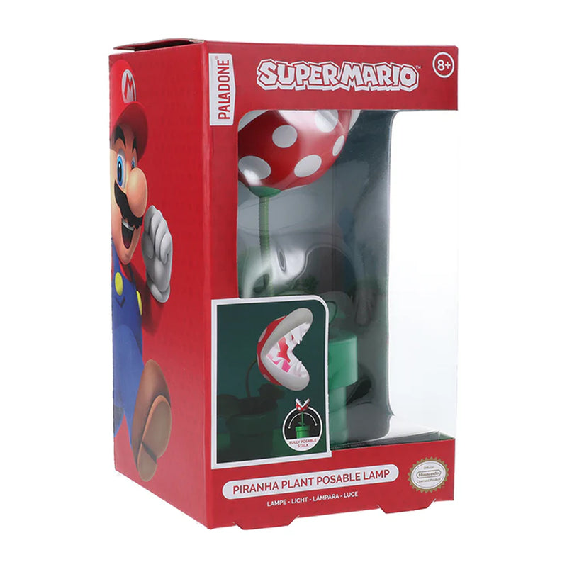 Paladone Super Mario Piranha Plant Posable Lamp V3 (PP7448NNV3)