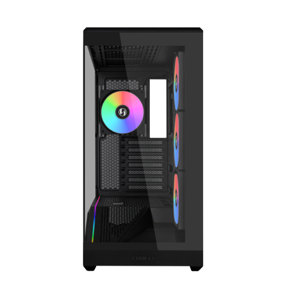 Lian Li Vector V100R Mini Compact MATX PC Case with 4 ARGB Fans (Black)