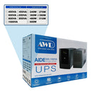 AWP Aide Single-Phase 1000VA 600W Line-Interactive UPS with Stabilizer
