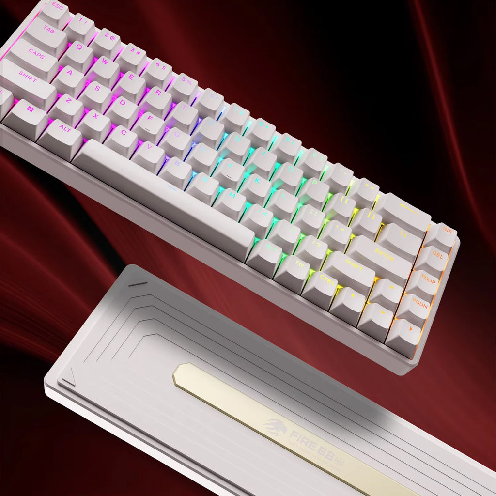 Fierce Gaming Gear Fire 68 Pro Aluminum Wired RGB Hot-Swappable ...