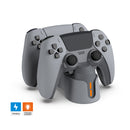 Dobe Double Charging Dock For PS5 Controller with Dual-Color Charging Indicator Light (Gray)