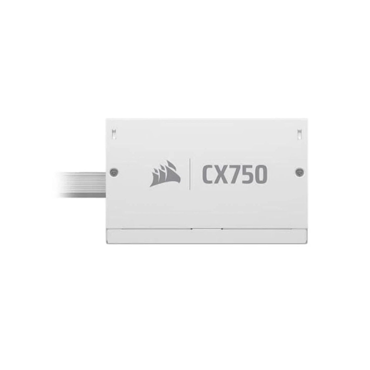Corsair CX750 750W Cybenetics Gold ATX 3.1 Low-Noise Non-Modular Power Supply (White)