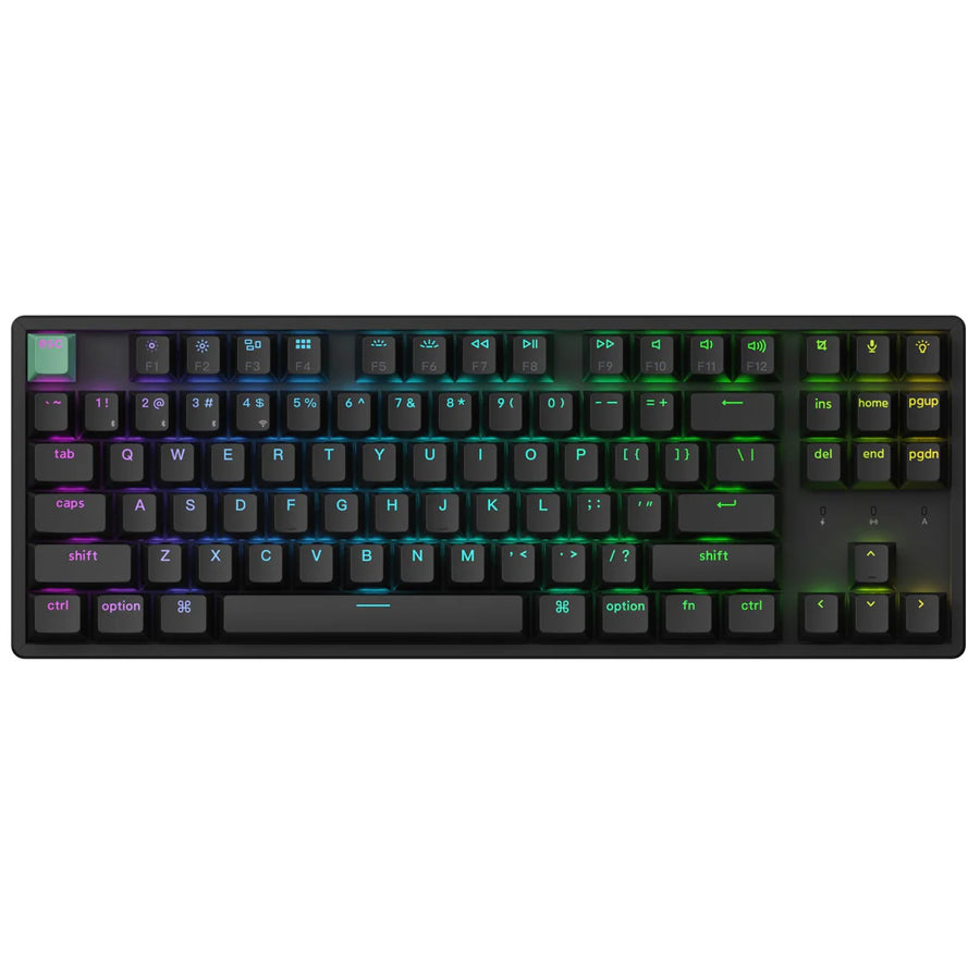 Keychron K8 HE Standard Version TKL Wireless Magnetic Switch Custom Keyboard - Black
