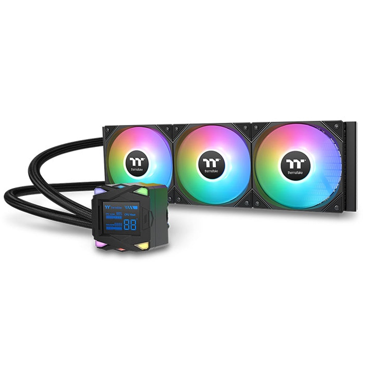 Thermaltake LA360-S ARGB Sync AIO Liquid Cooler with 2.4" Segment LCD