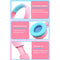Onikuma B30 Unicorn Ear Wireless Headset with 85dB Kids Ear Protection (Pink)