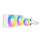Sama L40 240mm ARGB AIO CPU Cooler (Black, White)