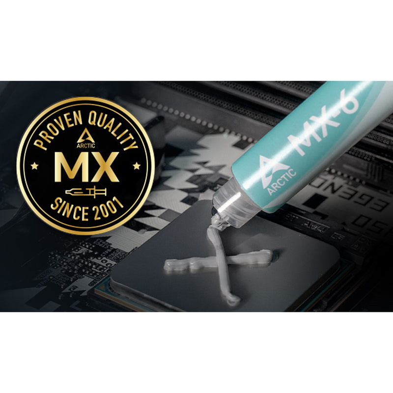 Arctic MX-6 (4g) Ultimate Performance Thermal Paste with 6 pcs. MX Cleaner