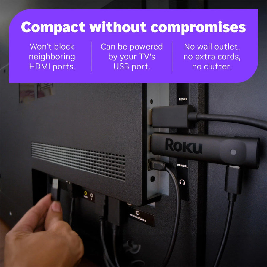 Roku Streaming Stick Plus 4K with Voice Remote