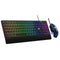 Aula Wind T201 Wired Membrane Gaming Keyboard & Mouse Combo (Black)