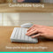 Logitech MK250 Compact Wireless Mouse and Keyboard (Off-White) (920-013560)