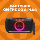 JBL PartyBox On-The-Go 2 Plus - Powerful Portable Party Speaker with AI Sound Enhancement