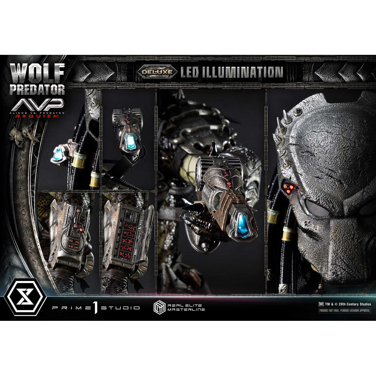 Real Elite Masterline Aliens vs. Predator: Requiem Wolf Predator 