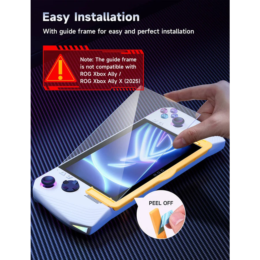 JSAUX Ultra Clear Anti-Glare Matte Tempered Glass Screen Protector 2-Pack for ROG Ally / ROG Ally X