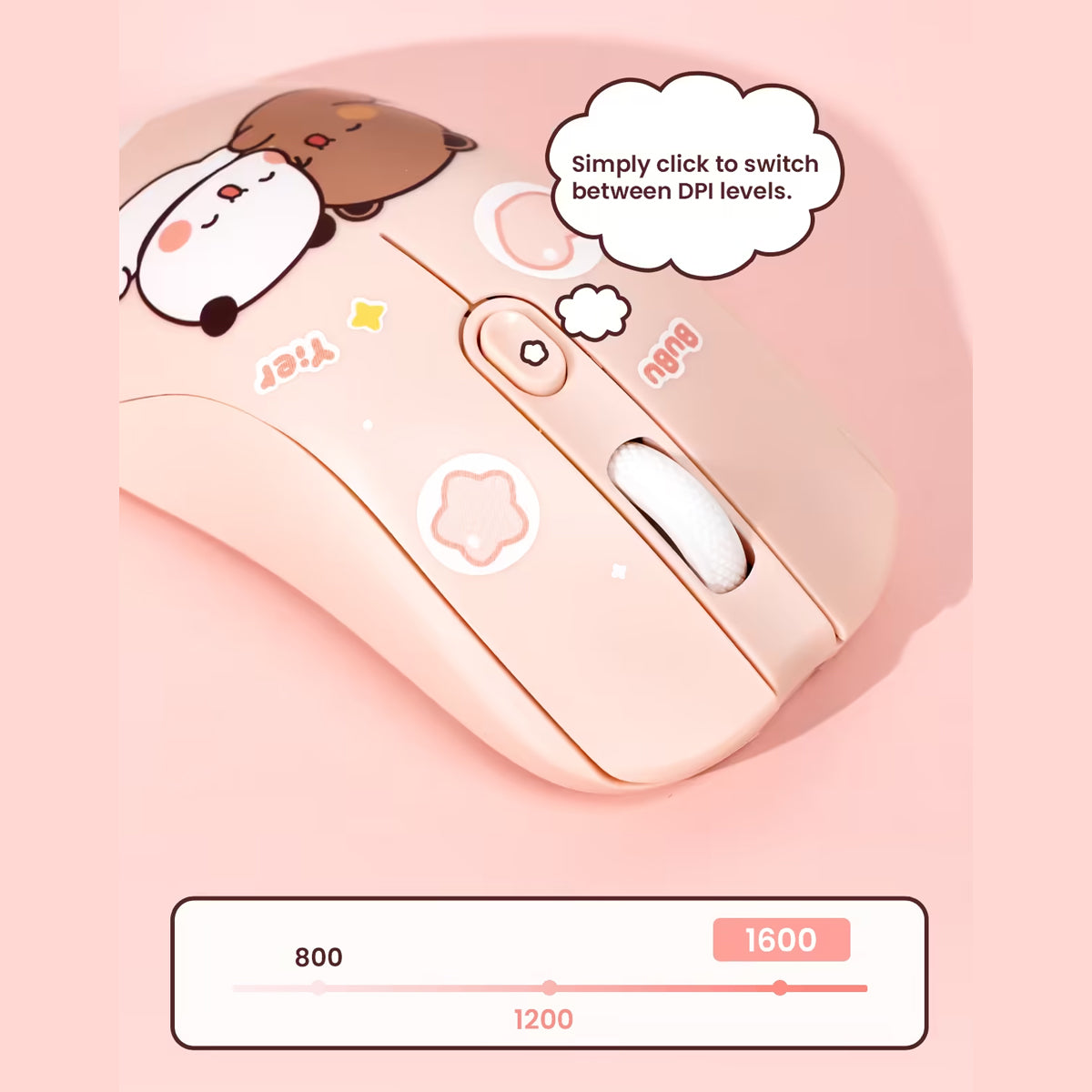 Akko AG ONE Light Dudu and Bubu Wireless Mouse