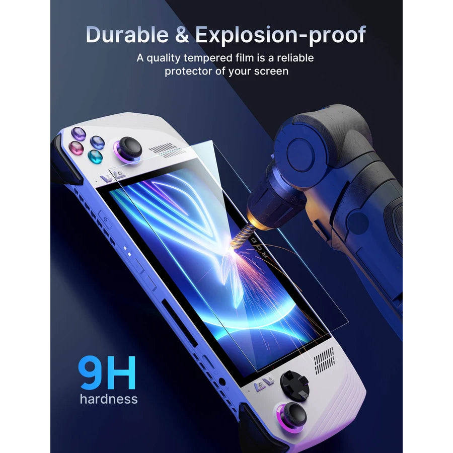 JSAUX Ultra Clear HD Tempered Glass Screen Protector 2-Pack for ROG Ally / ROG Ally X / ROG Xbox