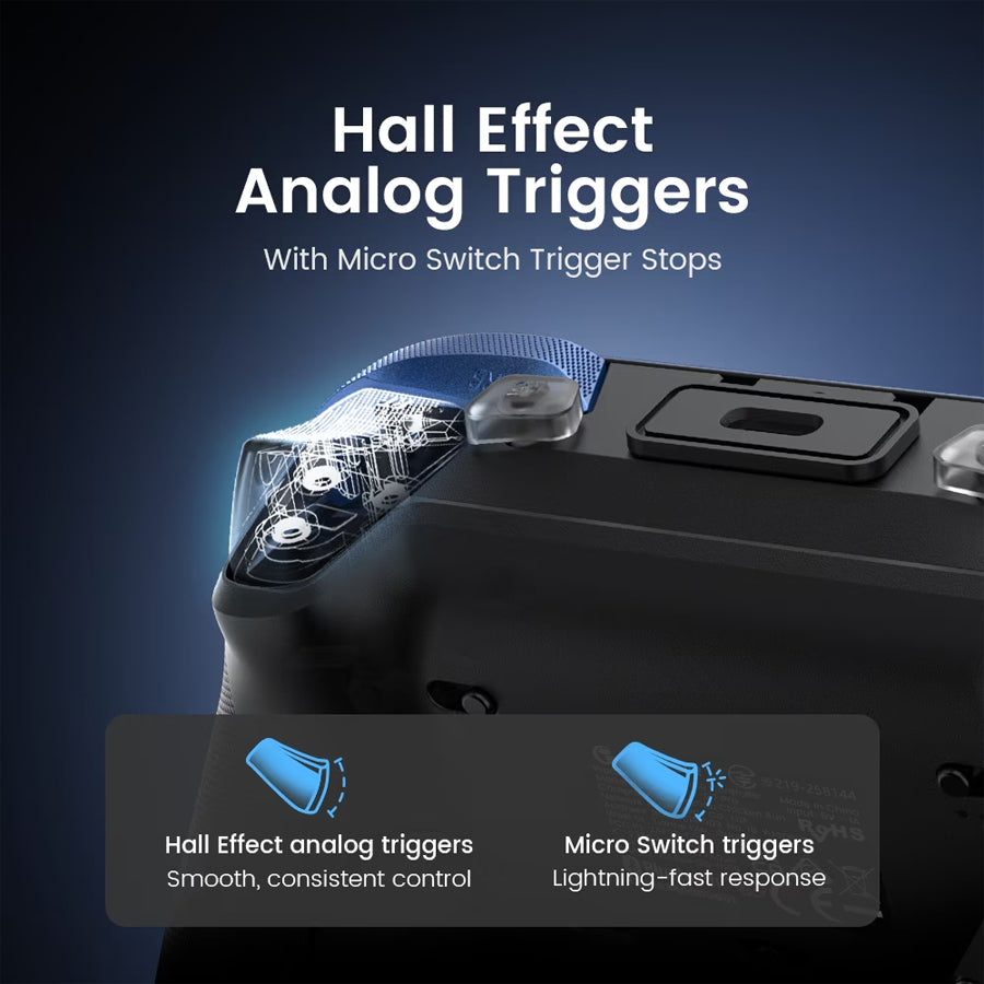 GameSir G7 Pro Tri-Mode Wired/ Wireless Gaming Controller for Xbox / Mobile / PC (Metallic Blue)