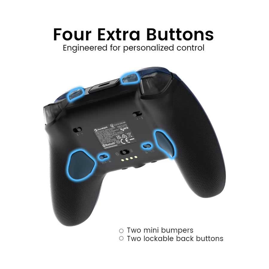 GameSir G7 Pro Tri-Mode Wired/ Wireless Gaming Controller for Xbox / Mobile / PC (Metallic Blue)