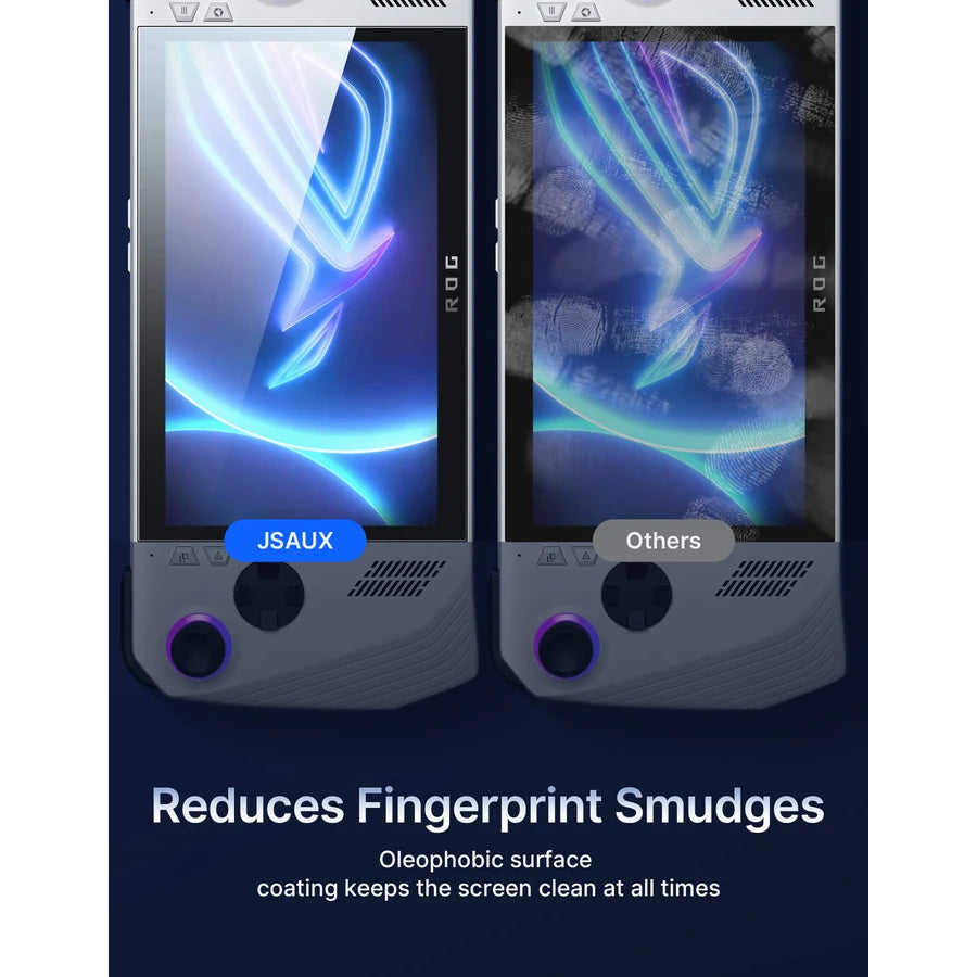 JSAUX Ultra Clear HD Tempered Glass Screen Protector 2-Pack for ROG Ally / ROG Ally X / ROG Xbox
