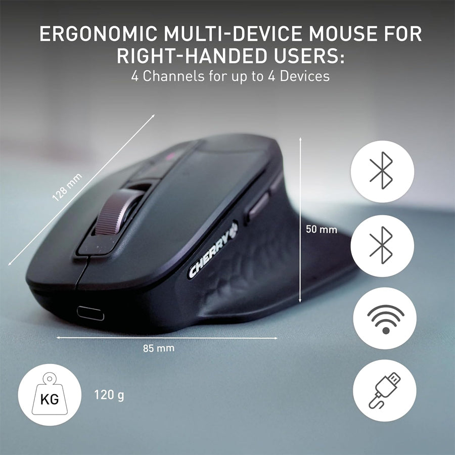 Cherry Stream Mouse Ultimate (Black) (JW-8570-2)