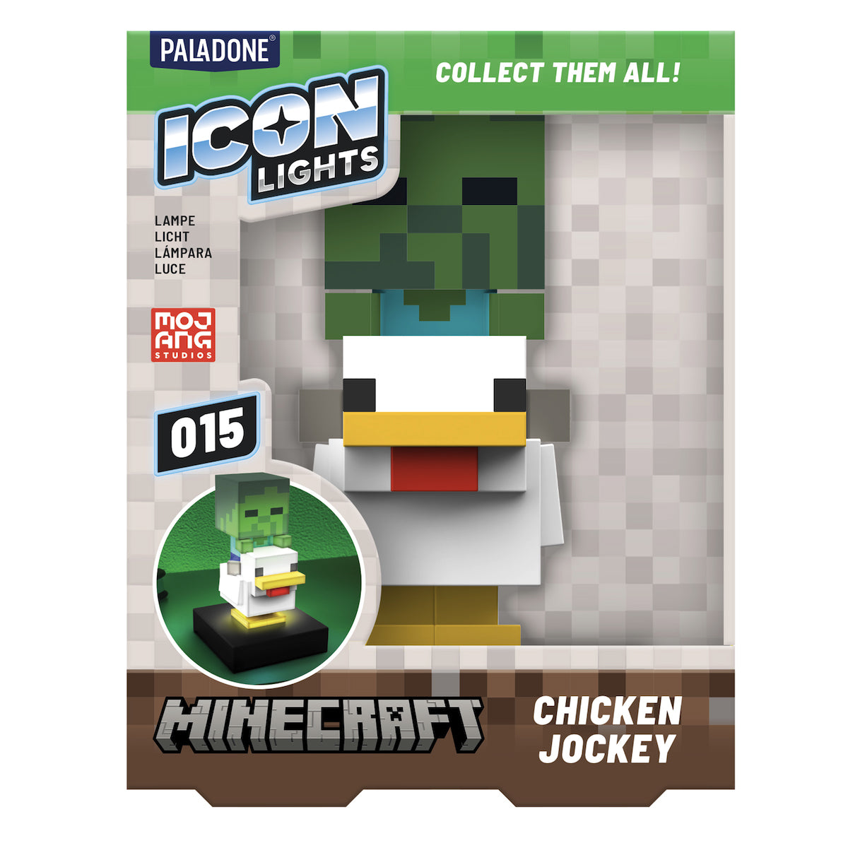 Paladone Minecraft Chicken Jockey Icon Light (PP16289MCF)