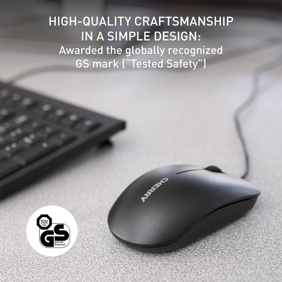 Cherry MC 1000 Corded Mouse (Black) (JM-0800-2)