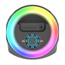 Oudiobop BK-4265 4"x2 RGB Bluetooth Speaker (Black)