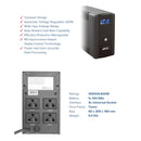 AWP Aide Pro LCD 1000VA 600W Line-Interactive UPS with Stabilizer