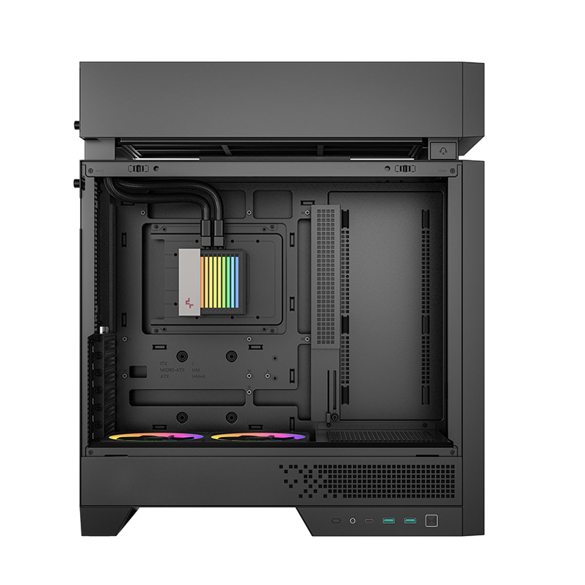 DeepCool CL6600 ATX PC Case with 360mm ARGB Liquid Cooler