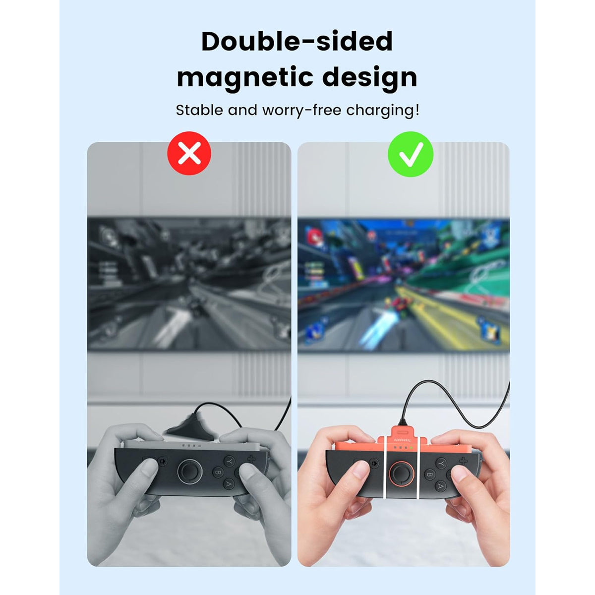 Transnovo Charging Link Cable for Nintendo Switch 2 Joy-Pad (NS2-CG05)