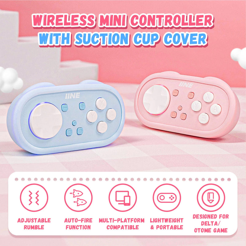 IINE Wireless Mini Controller with Suction Cup Cover