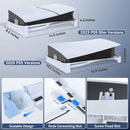 OIVO Adjustable Horizontal Stand for PS5 / PS5 Slim / PS5 Pro (White)