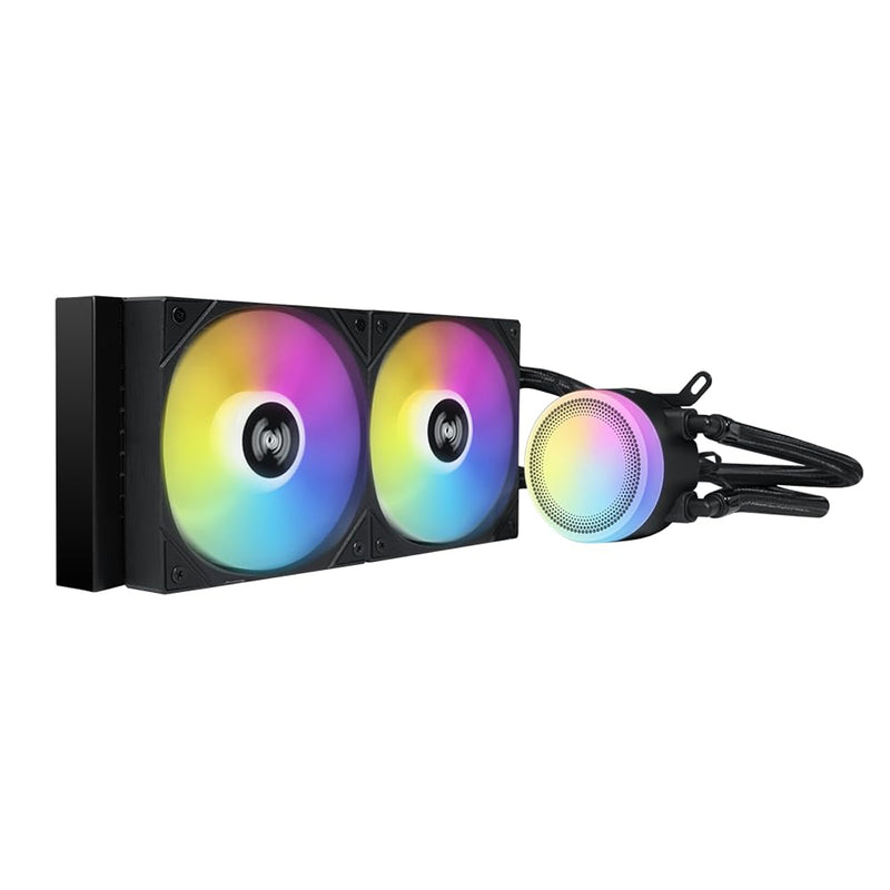 Sama L40 240mm ARGB AIO CPU Cooler (Black, White)