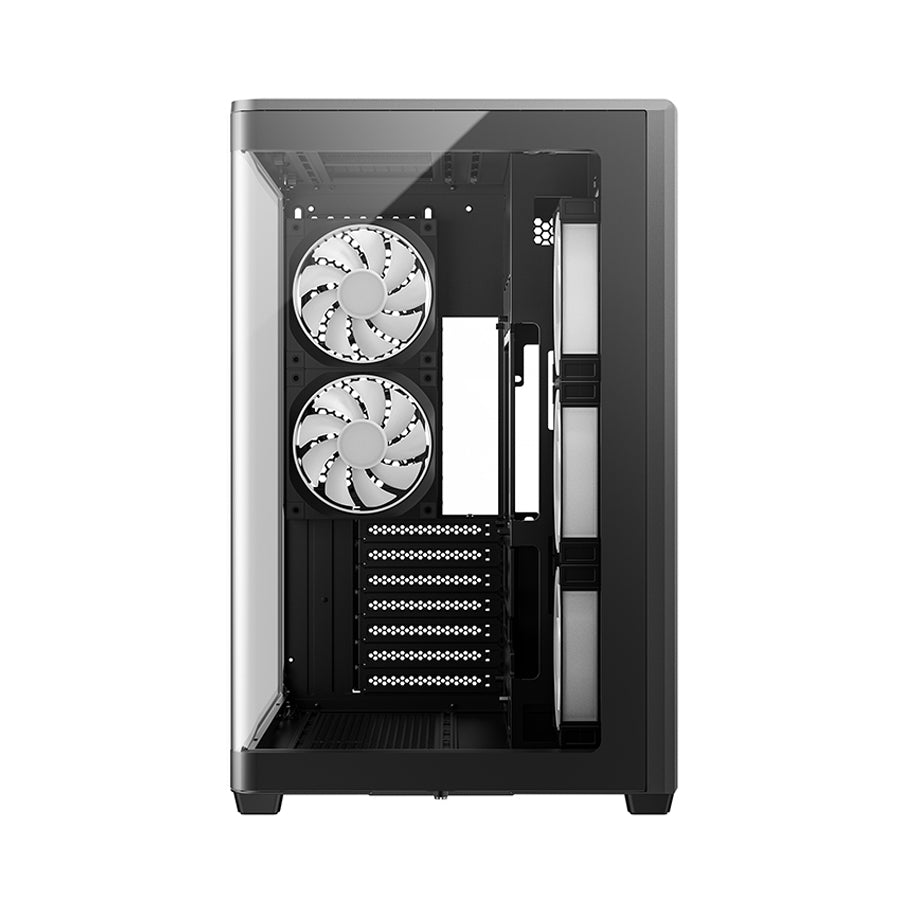 DeepCool CG590U 5F Panoramic Seamless Single-Curve Glass ATX PC Case (Black) (R-CG590U-BKAGA5-G)