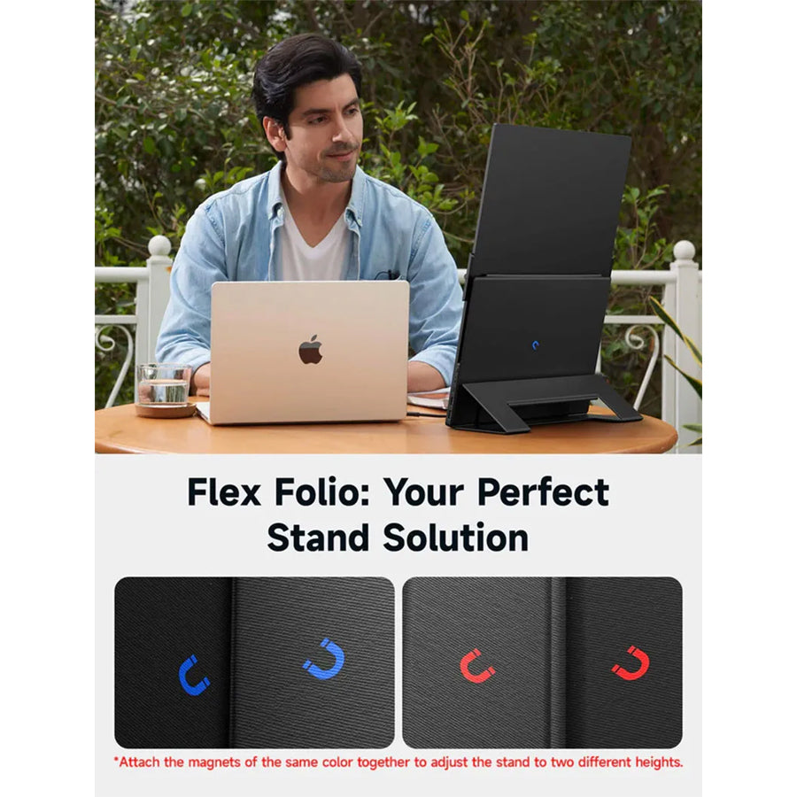 JSAUX Flex Folio for FlipGo Dual Stacked Portable Monitor