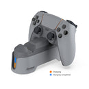 Dobe Double Charging Dock For PS5 Controller with Dual-Color Charging Indicator Light (Gray)