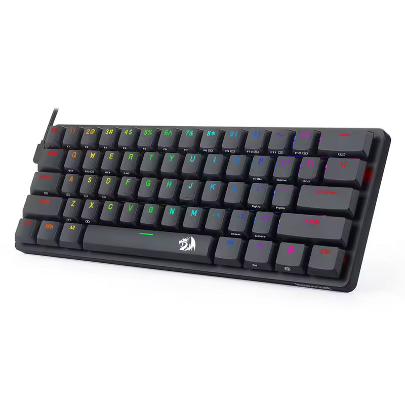 Redragon K615P-KBS Elise Pro Tri-Mode RGB 60% Mechanical Gaming Keyboard