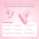Onikuma TX603 ENC Dual Microphone Noise Reduction Wireless Earphones (Pink)